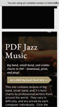 Mobile Screenshot of pdfjazzmusic.com